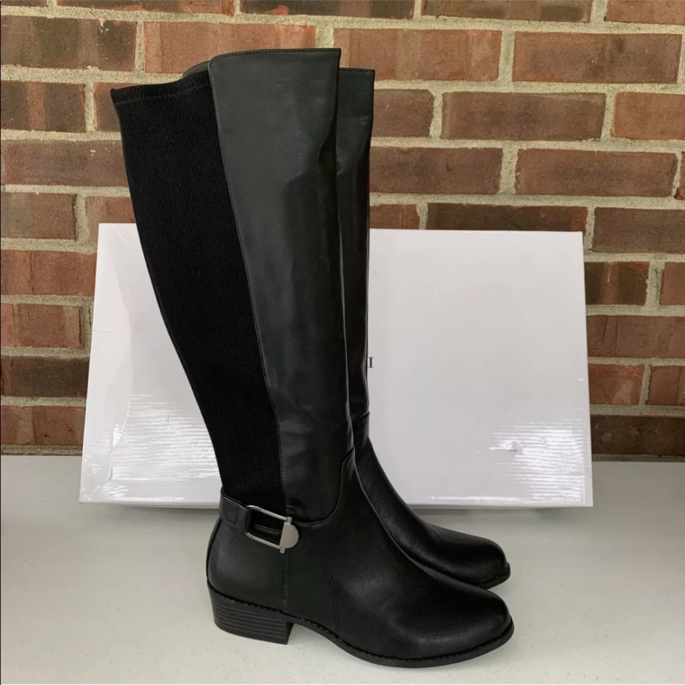 Alfani Kallumm black knee high riding boots women’s size US 6.5 M New